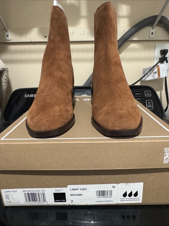 Dolce Vita Shoes - Dolce Vita Brown Suede Pointed Toe Ankle Boots